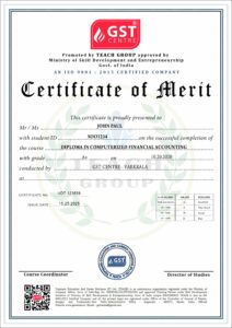 Sample Certificates - dcfa